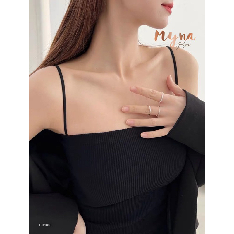 Áo bra 2 dây cotton có đệm ngực: Bra1808