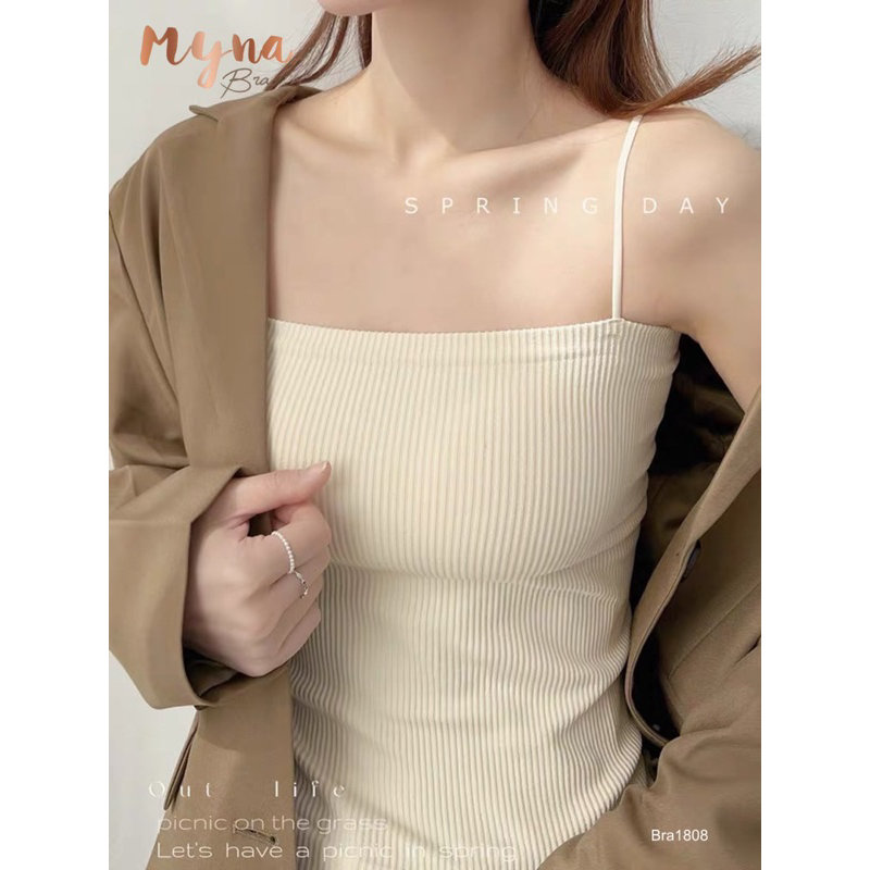 Áo bra 2 dây cotton có đệm ngực: Bra1808