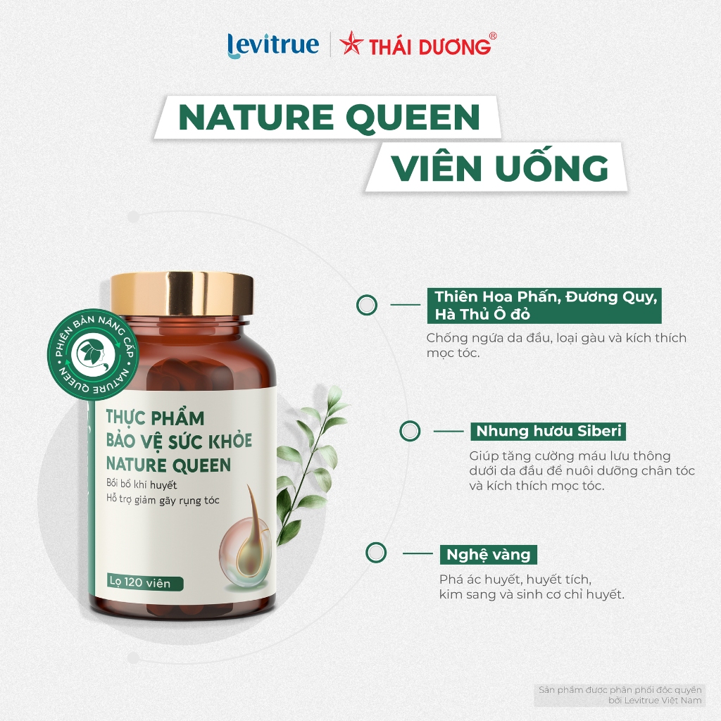 Viên uống kích thích mọc tóc Nature Queen (phiên bản đặc biệt)