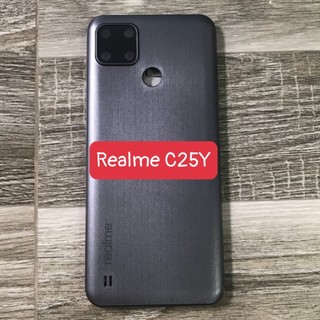 Bộ vỏ zin Realme C25Y (bộ gồm lưng, sườn, phím, kính camera)