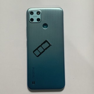 Bộ vỏ zin Realme C25Y (bộ gồm lưng, sườn, phím, kính camera)