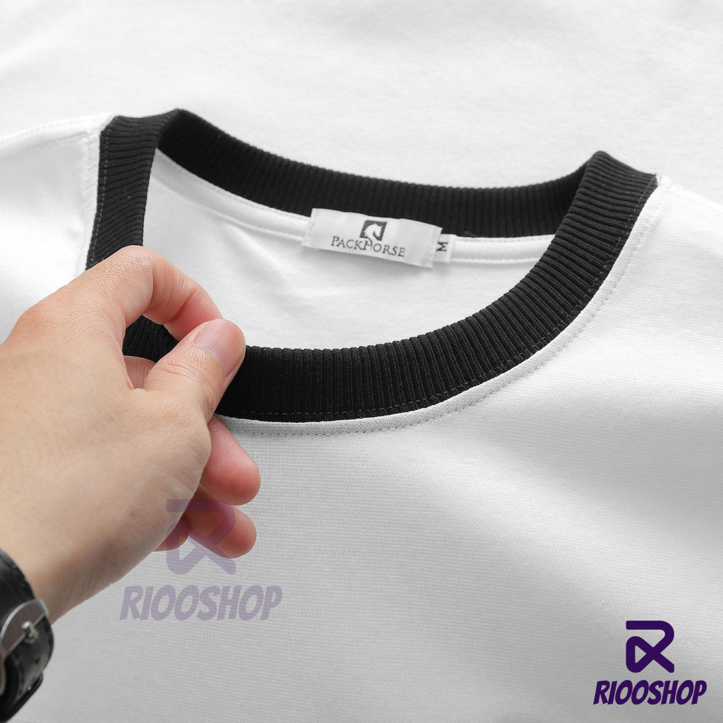 Áo thun nam cổ tròn đẹp, áo phông nam ngắn tay vnxk màu trắng, xám cao cấp RIOOSHOP RTX017 có size lớn, big size