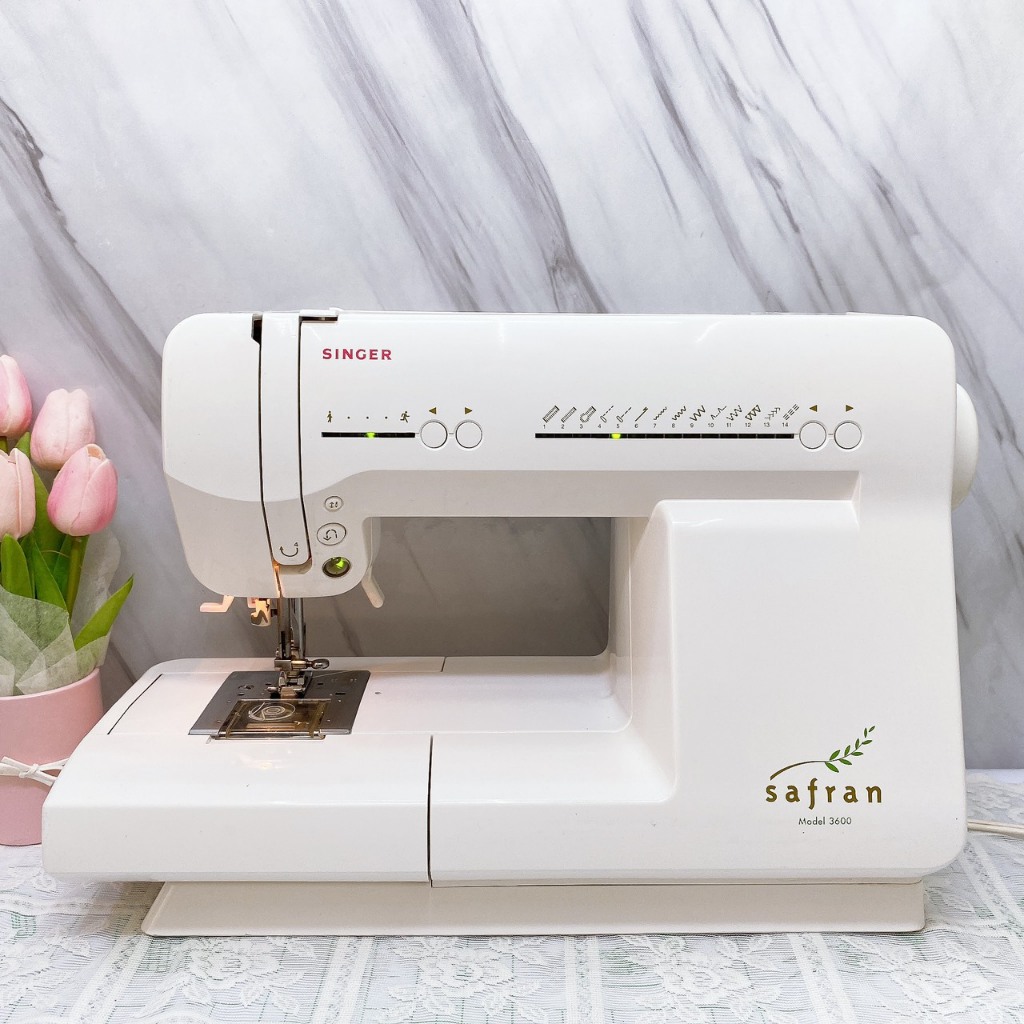Máy May Gia Đình Nhật Singer Rumina 3000 - May Cơ Bản - Máy Chạy Em Ru- Thùa Khuy Tự Động Đẹp - BH 1 Năm