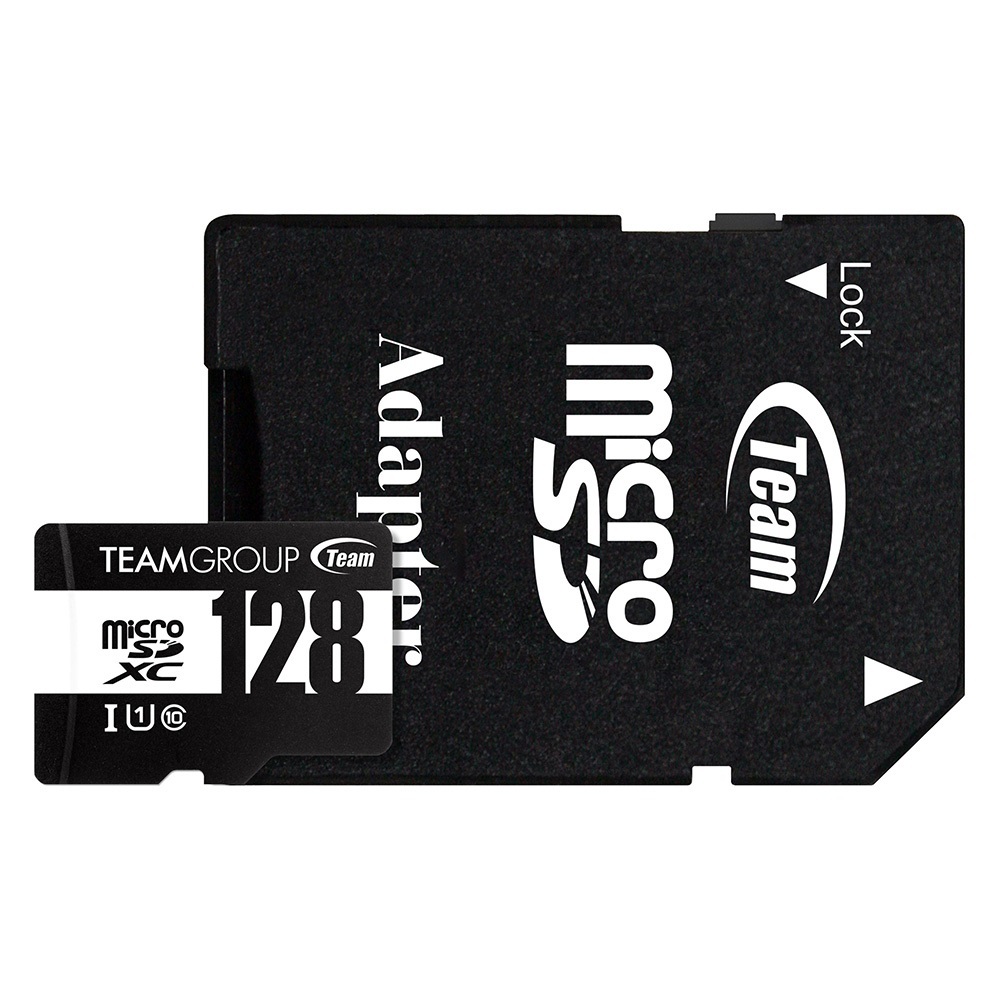 Thẻ nhớ microSDXC Team 128GB upto 100MB/s kèm Adapter