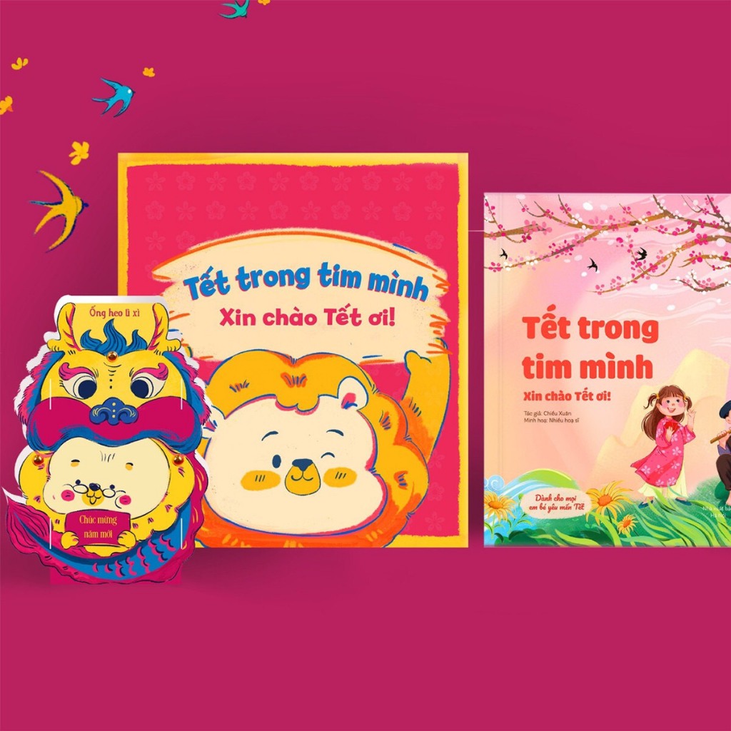 Sách Tết 2024 - Tết Trong Tim Mình - Xin Chào Tết Ơi 2024  - LionBooks