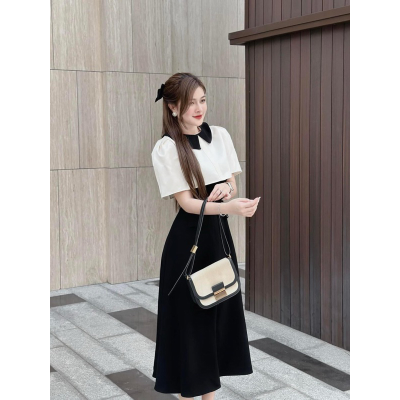 Set Váy 2 Dây Dáng Dài Kèm Choàng Sang Chảnh