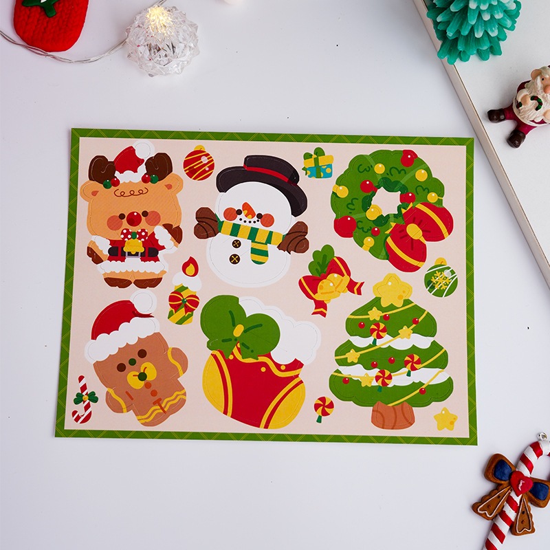 Set 50 Tag Giấy Thẻ Đựng Kẹo Mút Hoạt Hình Lollipop  Họa Tiết Giáng Sinh Noel Đáng Yêu Làm Quà Tặng Cho Bé