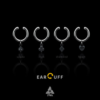 Khuyên bạc nam nữ FWA earCuff Poker Spade - FWAoriginals