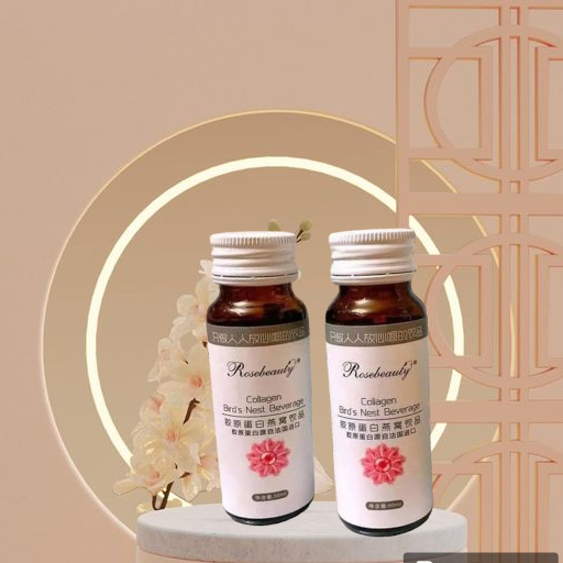 COLLAGEN YẾN TRẮNG DA ROSEBEAUTY- Hộp 8 chai
