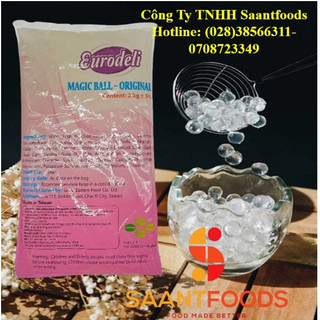 Hạt Trân Châu Trắng EuroDeli Magic Ball - Gói 2Kg