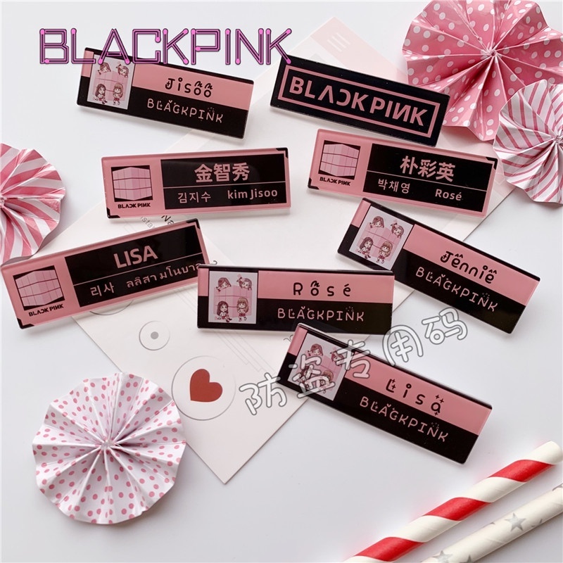 Huy hiệu cài áo BlackPink