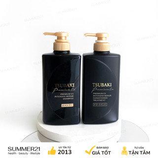Bộ gội xả tsubaki premium shampoo 490ml
