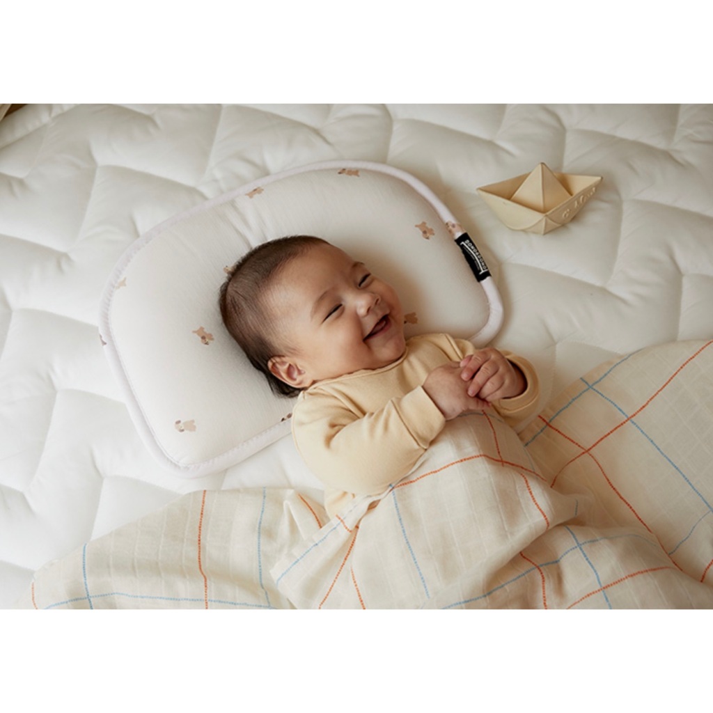 Gối cho bé chống méo đầu, chống bẹp đầu, thương hiệu Dono Dono Hàn Quốc nhập khẩu chính hãng