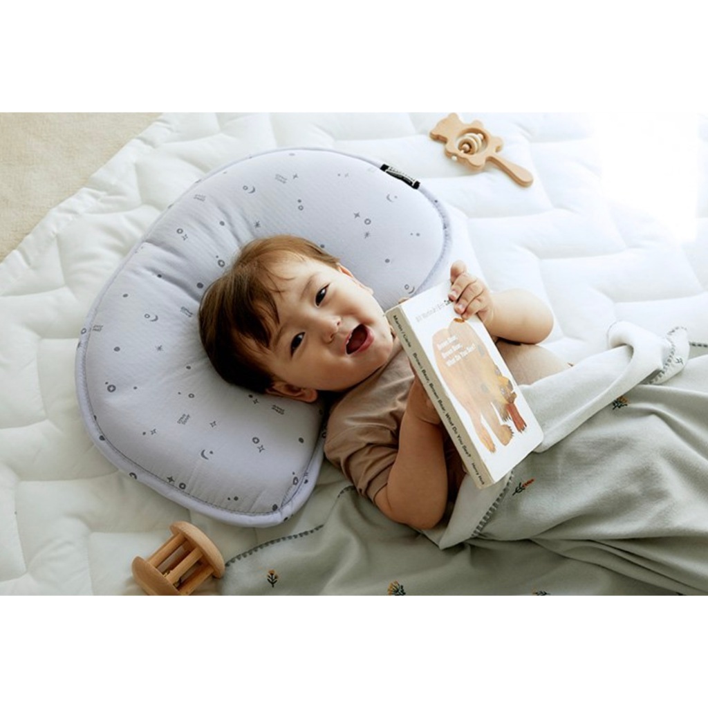 Gối cho bé chống méo đầu, chống bẹp đầu, thương hiệu Dono Dono Hàn Quốc nhập khẩu chính hãng
