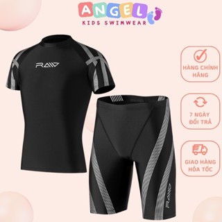 Đồ bơi nam, đồ bơi cho nam tay ngắn quần lửng chính hãng YUKE kiểu dáng thể thao mẫu mới 2023