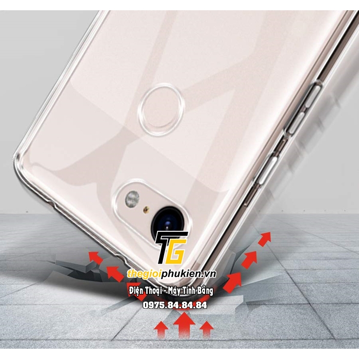 Ốp lưng silicon dẻo trong suốt Google Pixel 3 Lite