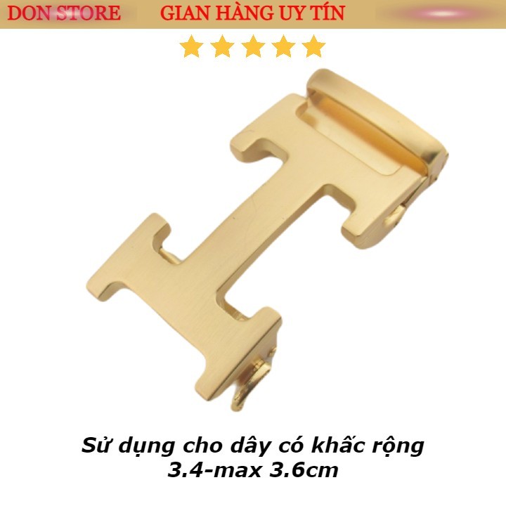 Mặt Khóa Thắt Lưng INOX Cao Cấp Cho Dây 3.4-3.6cm