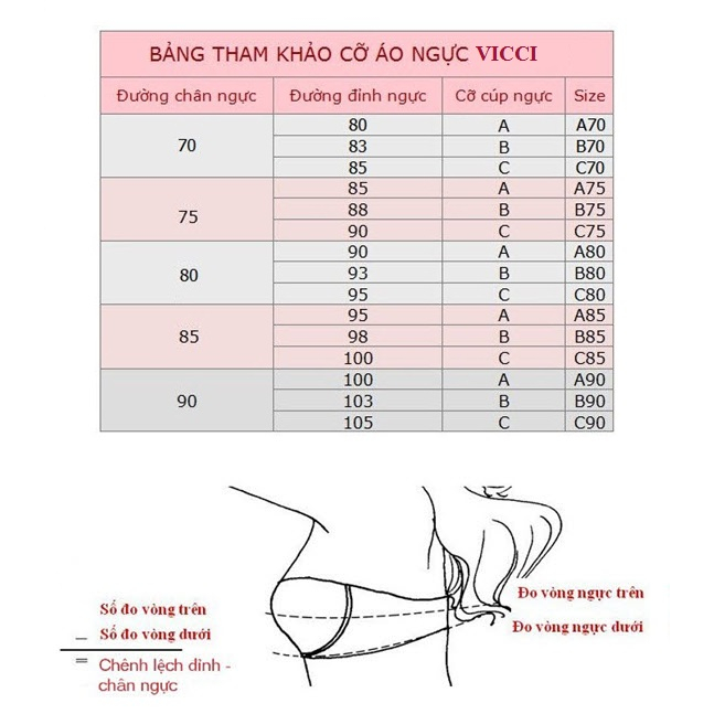 Áo ngực nữ Vicci cúp ngang, mút dày nâng đẩy ngực, dây vai có thể tháo rời, bản lưng to 3 móc AV.09