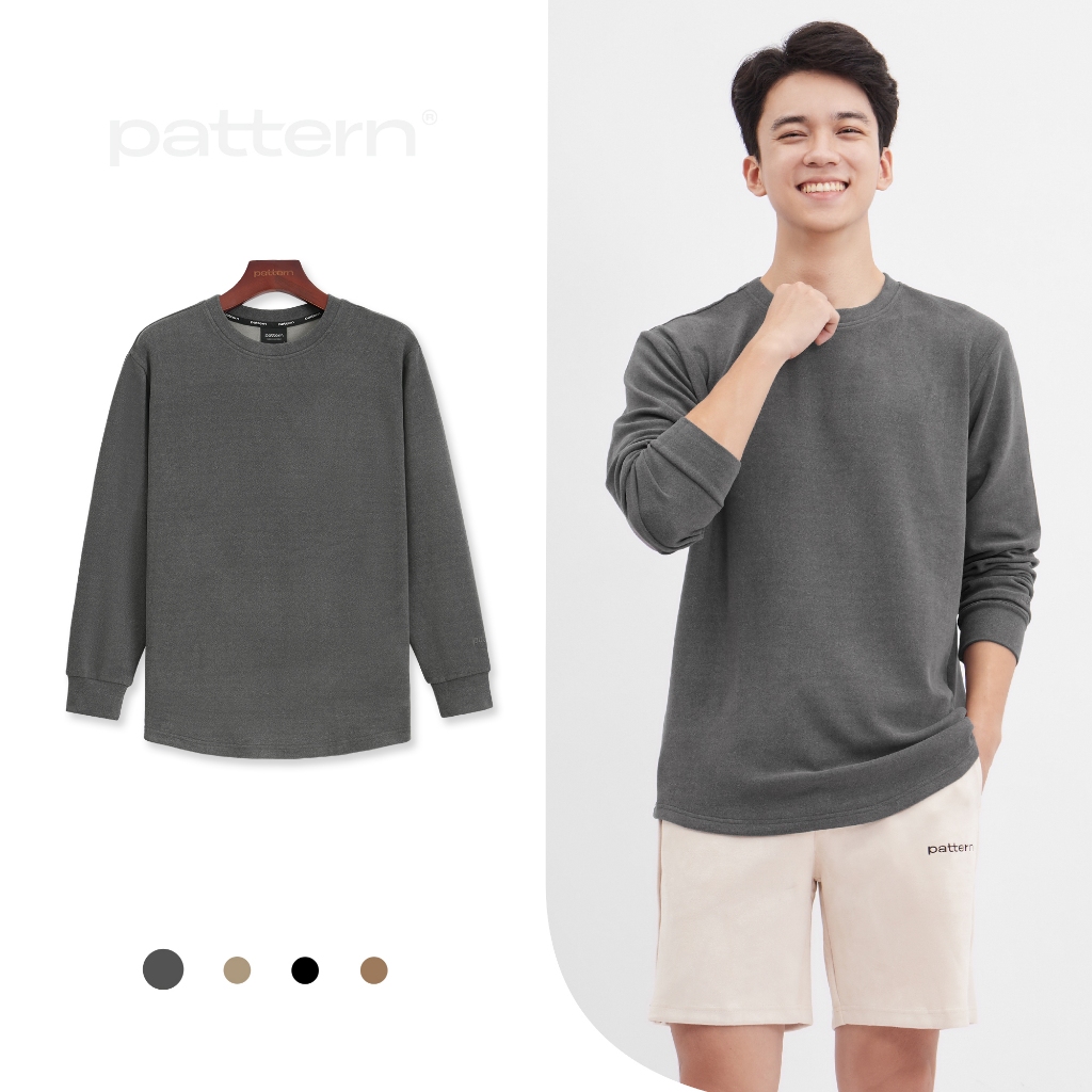 Áo Sweater Vạt Bầu Nỉ Cào Lông Ver2 PATTERN PA041