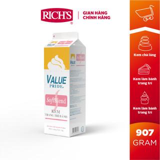 Kem trang trí bánh value pride soft blend hộp 1kg