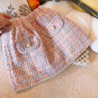 Set Bộ Dạ Tweed Viền Ngọc QCCC