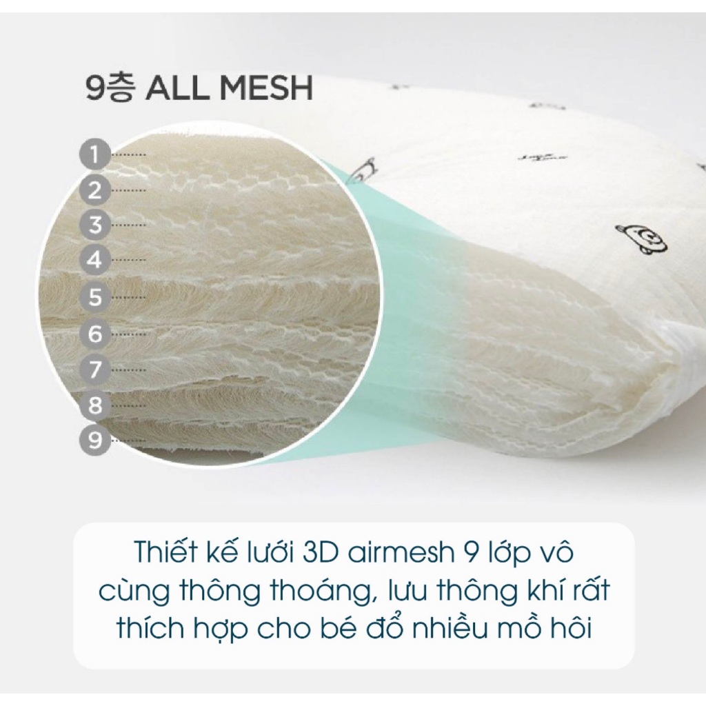 Gối cho bé chống méo đầu, chống bẹp đầu, thương hiệu Dono Dono Hàn Quốc nhập khẩu chính hãng