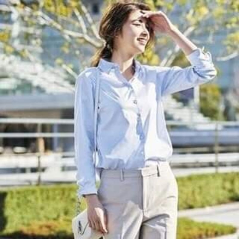 Áo sơ mi nữ uni dư xịn