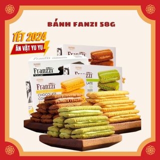 Bánh franzzi đủ 5 vị hộp 58g 115g , bánh quy franzzi ốc quế 3 vị 102gr siêu hot