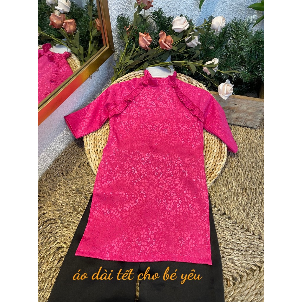 Áo Dài Gấm Bé Gái