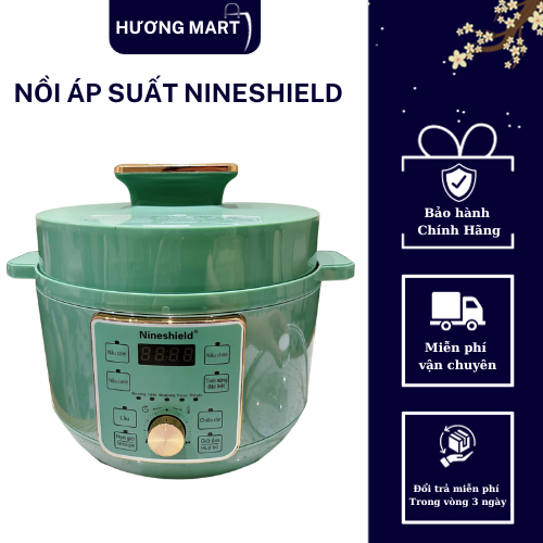 Nồi áp suất điện đa năng Nineshield KB-818 Gia Dụng Hương Mart bảo hành 1 năm