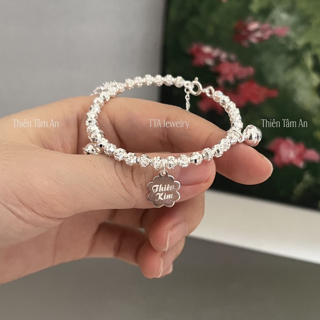 Charm 12 con giáp - charm chuông - Charm cỏ 4 lá - Charm tròn chất liệu Bạc 925 TTA Jewelry