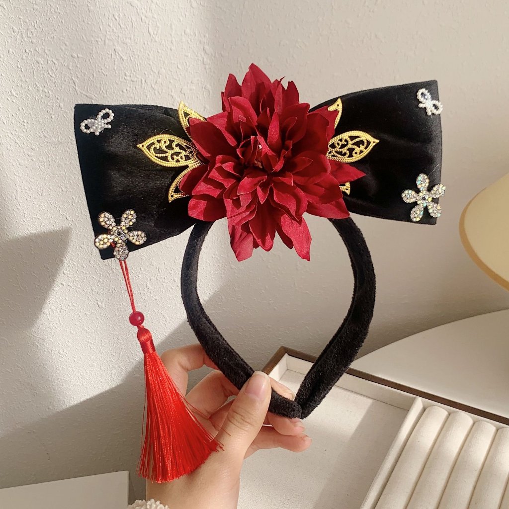 Băng đô, Cài tóc cách cách- nương nương, phụ kiện tóc công chúa nhà Thanh