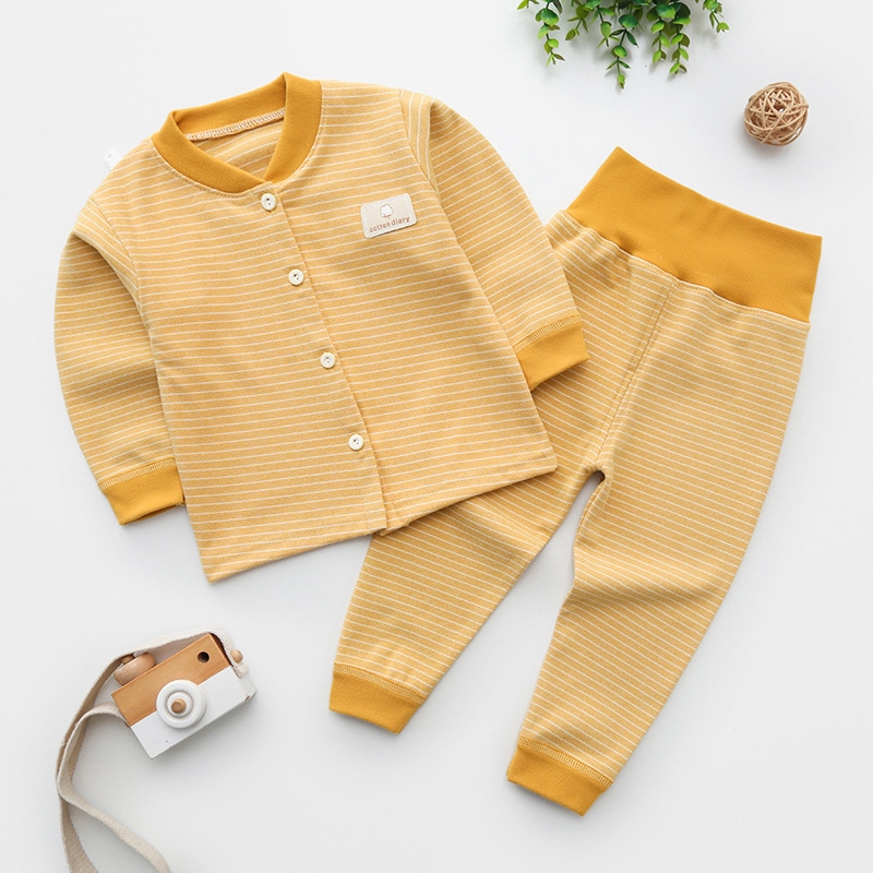 Bộ quần áo dài tay vải nỉ lông ấm cho bé trai bé gái, vải co giãn đủ size cho bé từ 4-13kg _ B73