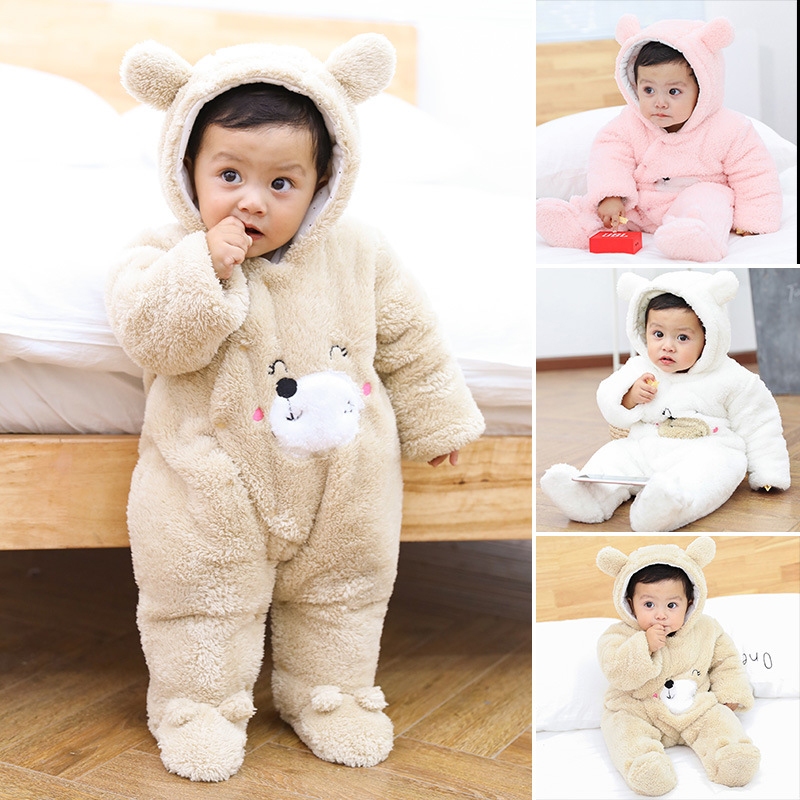 Bộ body nỉ bông cho bé trai bé gái sơ sinh, hàng Quảng Châu cao cấp _ BD88