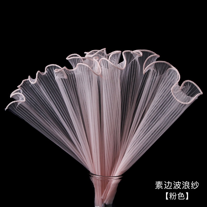 Giấy gói hoa,voan sóng  trang trí bó hoa 28cm*2m