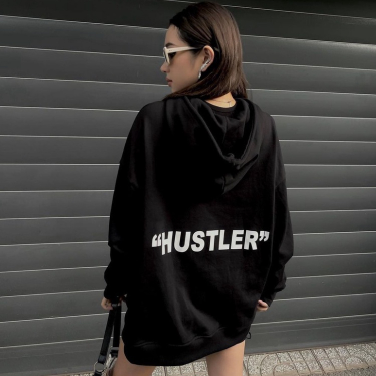 Áo Hoodie Local Brand Unisex DEFINE "HUSTLE" , áo hoodie nỉ bông form rộng cứng cáp oversize