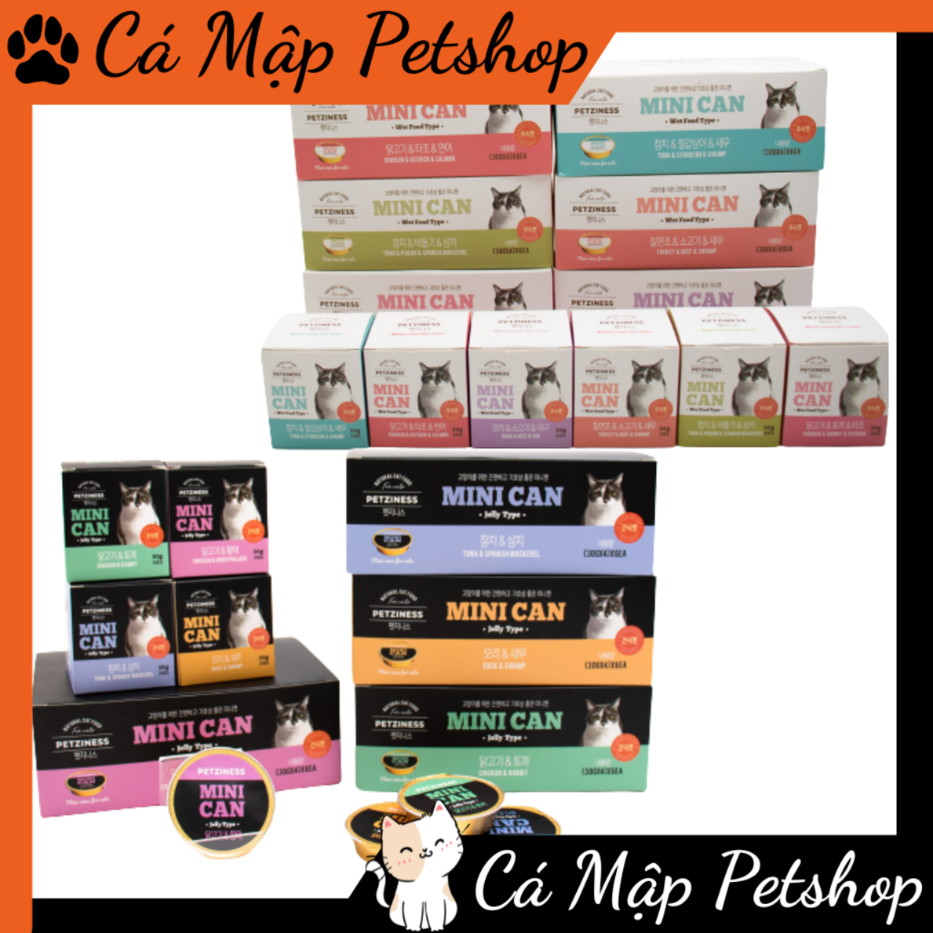 Pate cho mèo Minican, Pate Minican cho mèo xuất xứ Hàn Quốc - Lon 30g