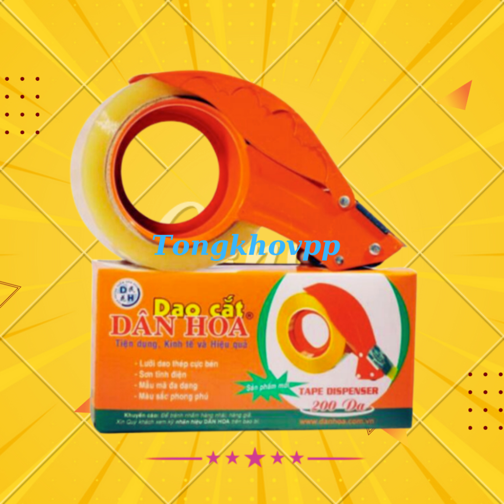 Cắt băng dính Dân hoa 200ya ( Sỉ )- 100ya