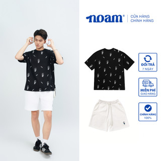 Set đồ Unisex Form rộng  NOAM Nafox Footprint 100% Cotton và Quần short Original Fox