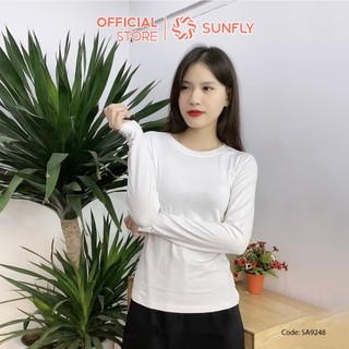 Áo thun giữ nhiệt sunfly cổ tròn sa9248