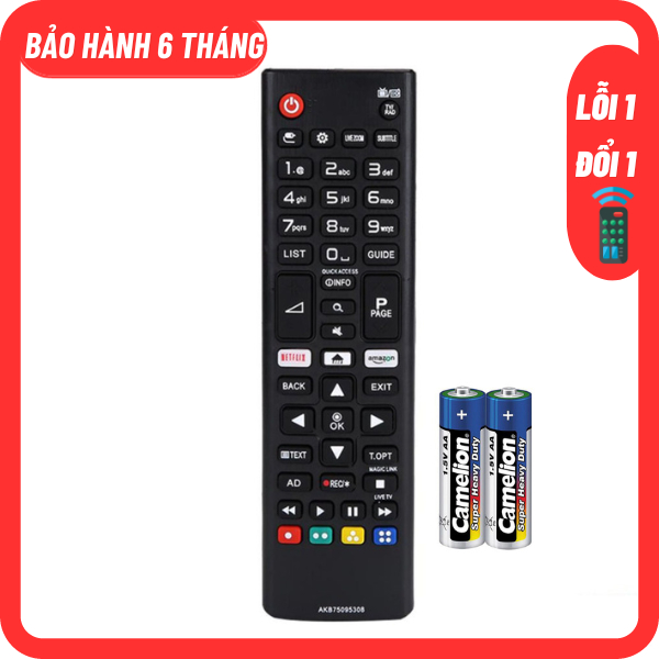 Điều khiển Tivi LG smart đa năng B315-Giá rẻ kèm Pin