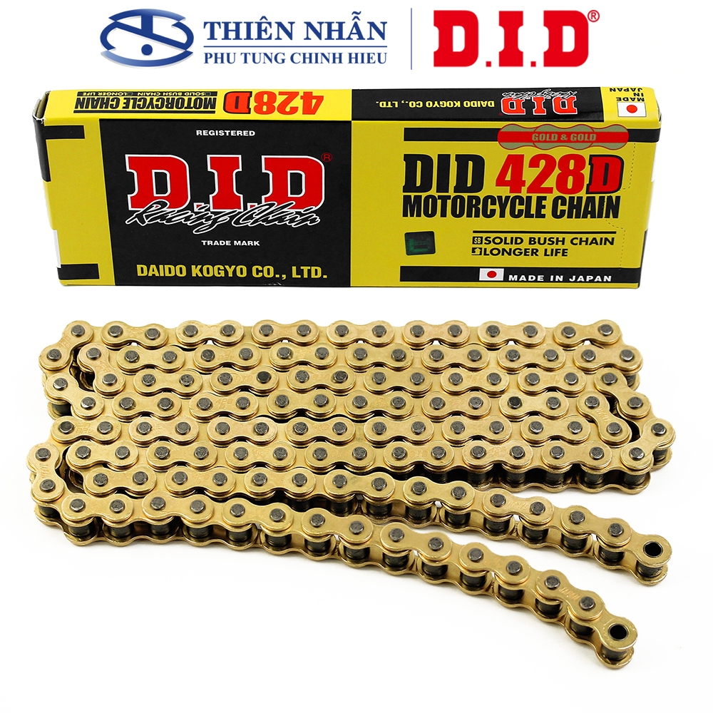 Nhông Sên Dĩa DID Future 2/X/125/Neo, Wave RS/RSX/S100/S110/alpha mới, Blade 110 sên Gold Japan 428D-124RB,14T-36T