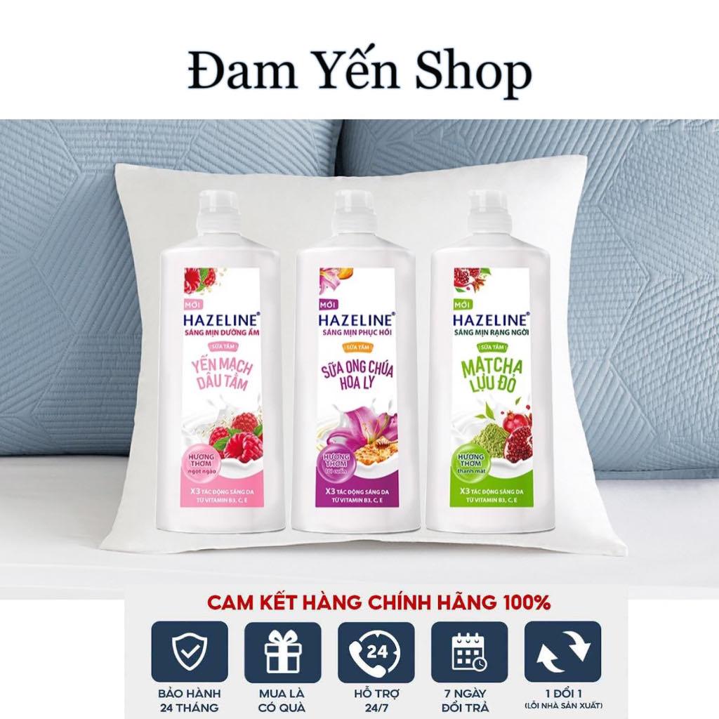 Vỏ gối , vỏ gối in sữa tắm Hazeline Thái 1L, sữa tắm Hazeline Thái 1L