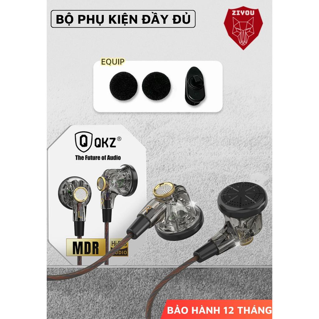 Tai Nghe Chơi Game Nhét Tai Cao Cấp Ziyou QKZ MDR Chip Âm Thanh Hi-Res Audio Nghe Nhạc Siêu Hay