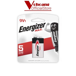 Pin vuông 9V Energizer 522 Alkaline chống chảy dung lượng cao - Hàng Chính Hãng