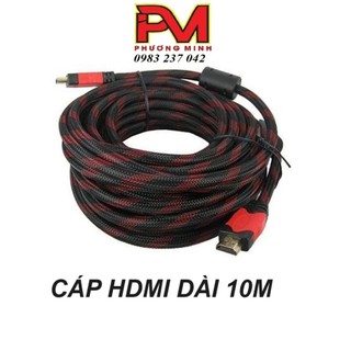 Dây HDMI dài 10M tròn bọc lưới full hd