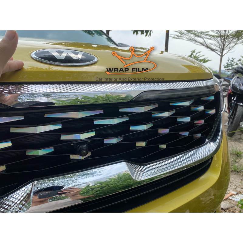 Decal dán mặt calang kia Seltos