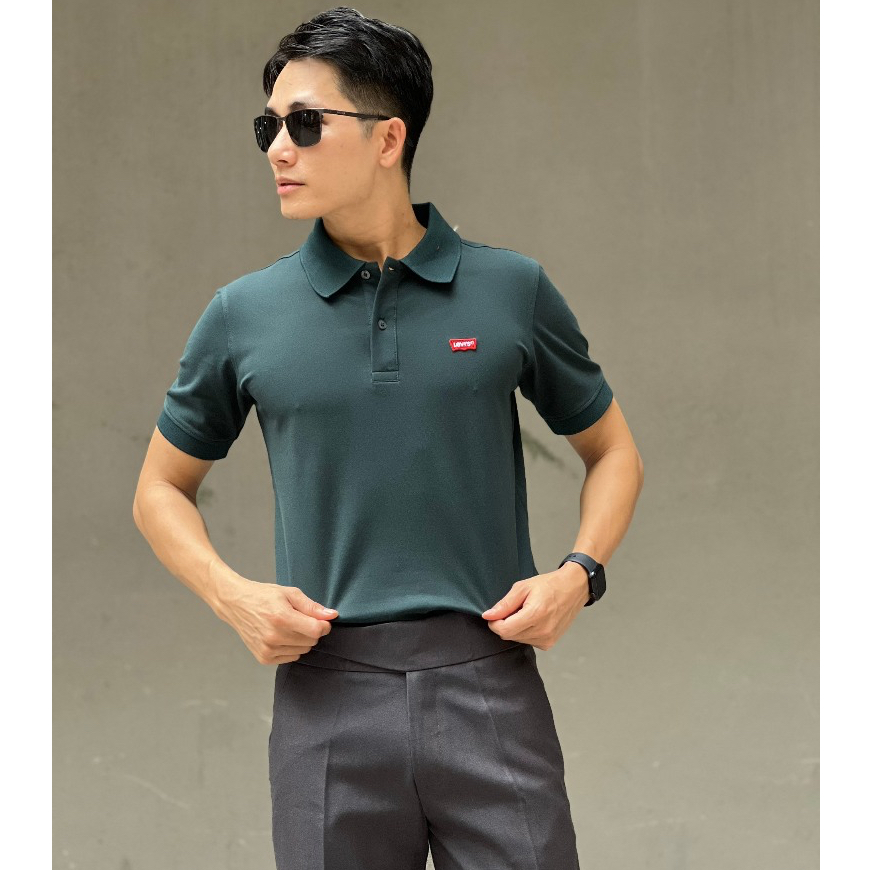Áo Polo LV basic chất cá sấu ngoại nhập cotton 100% 4 chiều Logo thêu nét tinh xảo hàng xuất khẩu cao cấp
