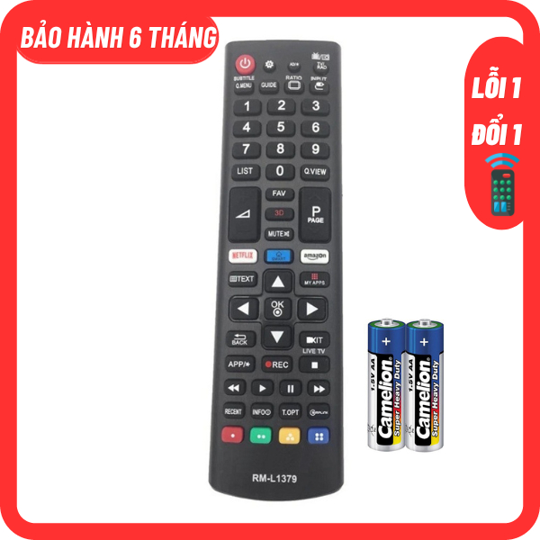 Điều khiển Tivi LG LED/LCD/Smart L1379-Giá rẻ kèm Pin