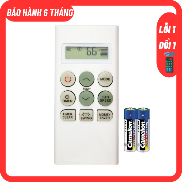 Điều khiển máy lạnh LG S09EN2 Vuông Ngắn - Giá rẻ kèm Pin